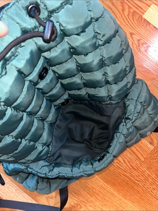 Free People Quilted Teal Green Hiker Backpack NWT main image 13
